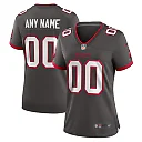 Zennovawear Tampa Bay Buccaneers Women's Alternate Custom Game Jersey - Pewter