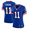 Zennovawear Phil Simms New York Giants Women's Classic Retired Player Game Jersey - Royal