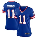 Zennovawear Phil Simms New York Giants Women's Classic Retired Player Game Jersey - Royal