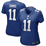 Zennovawear Phil Simms New York Giants Women's Game Retired Player Jersey - Royal