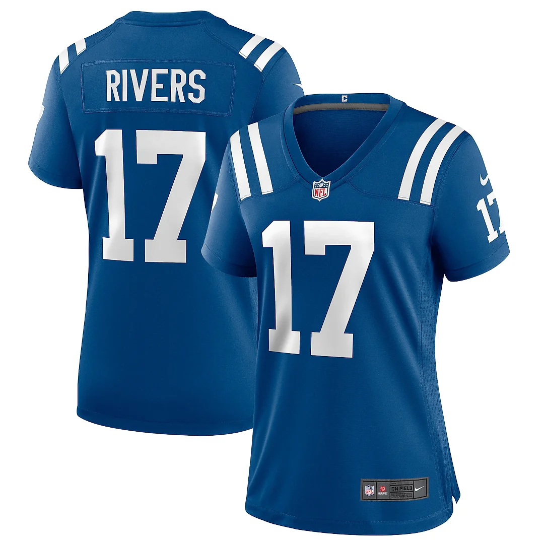 Zennovawear Philip Rivers Indianapolis Colts Women's Game Jersey - Royal