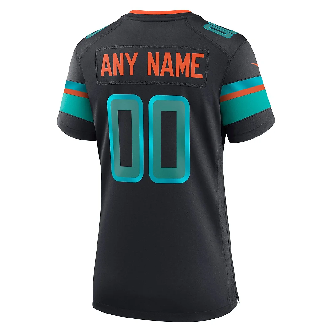 Zennovawear Miami Dolphins Women's 2025 Rivalries Collection Custom Game Jersey - Pitch Blue