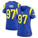 Zennovawear Poona Ford Los Angeles Rams Women's Team Game Jersey - Royal