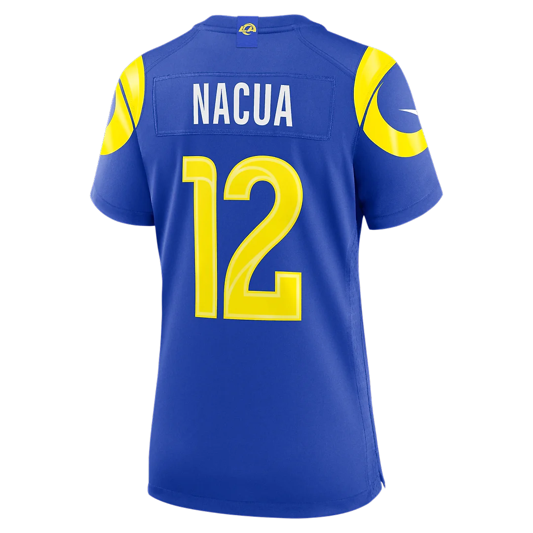 Zennovawear Puka Nacua Los Angeles Rams Women's Game Jersey - Royal