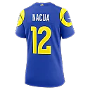 Zennovawear Puka Nacua Los Angeles Rams Women's Game Jersey - Royal