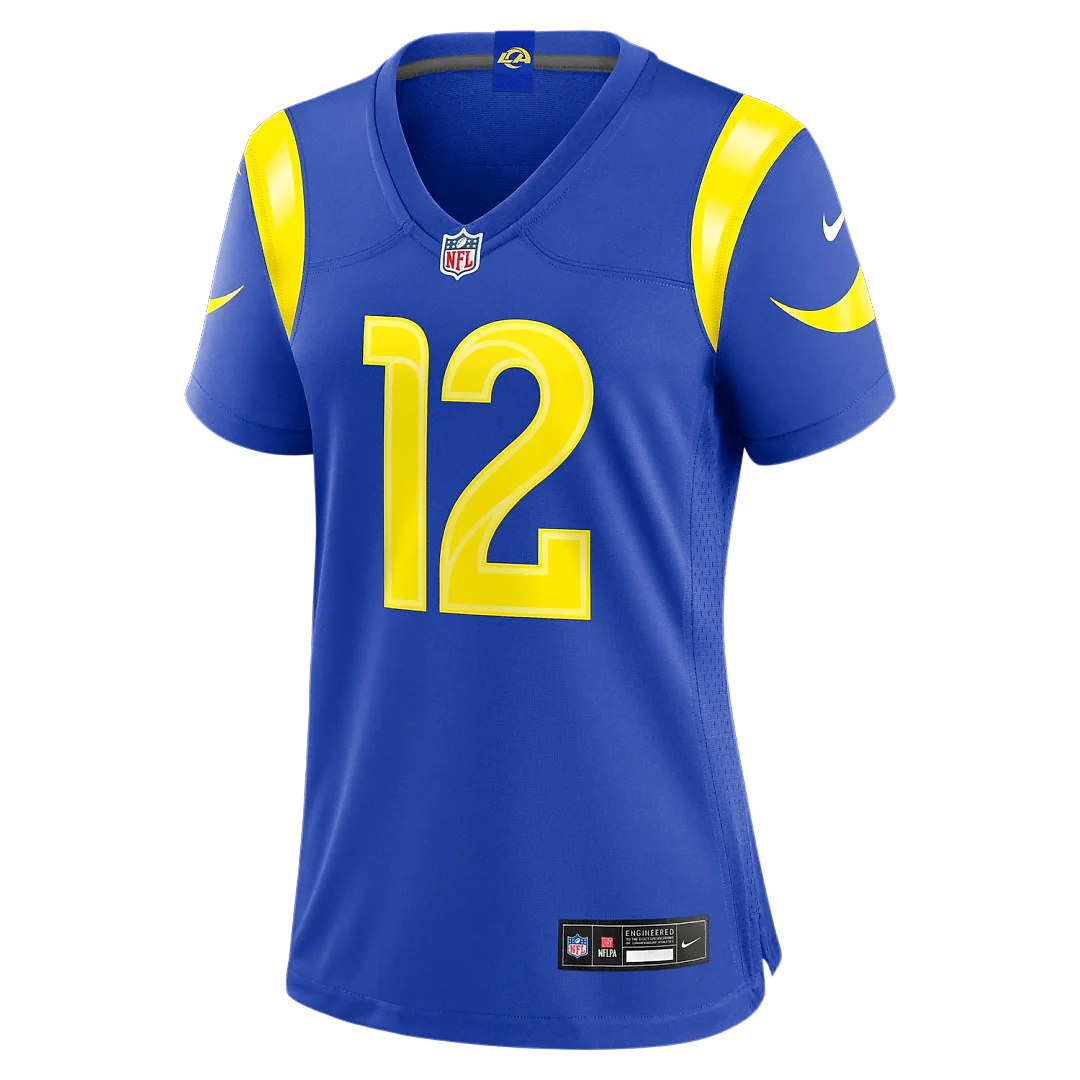Zennovawear Puka Nacua Los Angeles Rams Women's Game Jersey - Royal