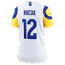 Zennovawear Puka Nacua Los Angeles Rams Women's Game Jersey - White