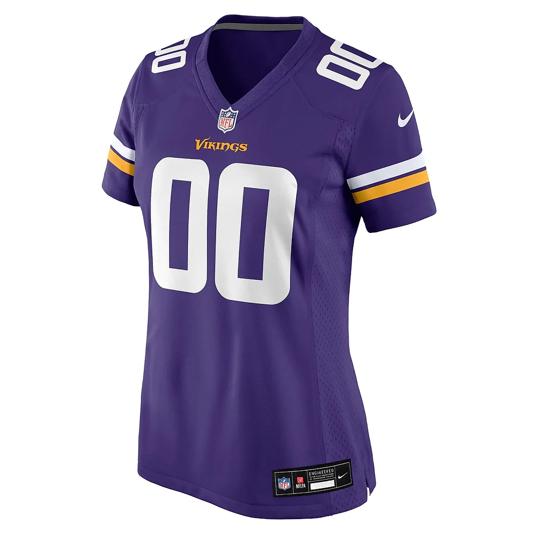 Zennovawear Minnesota Vikings Women's Custom Game Jersey - Purple