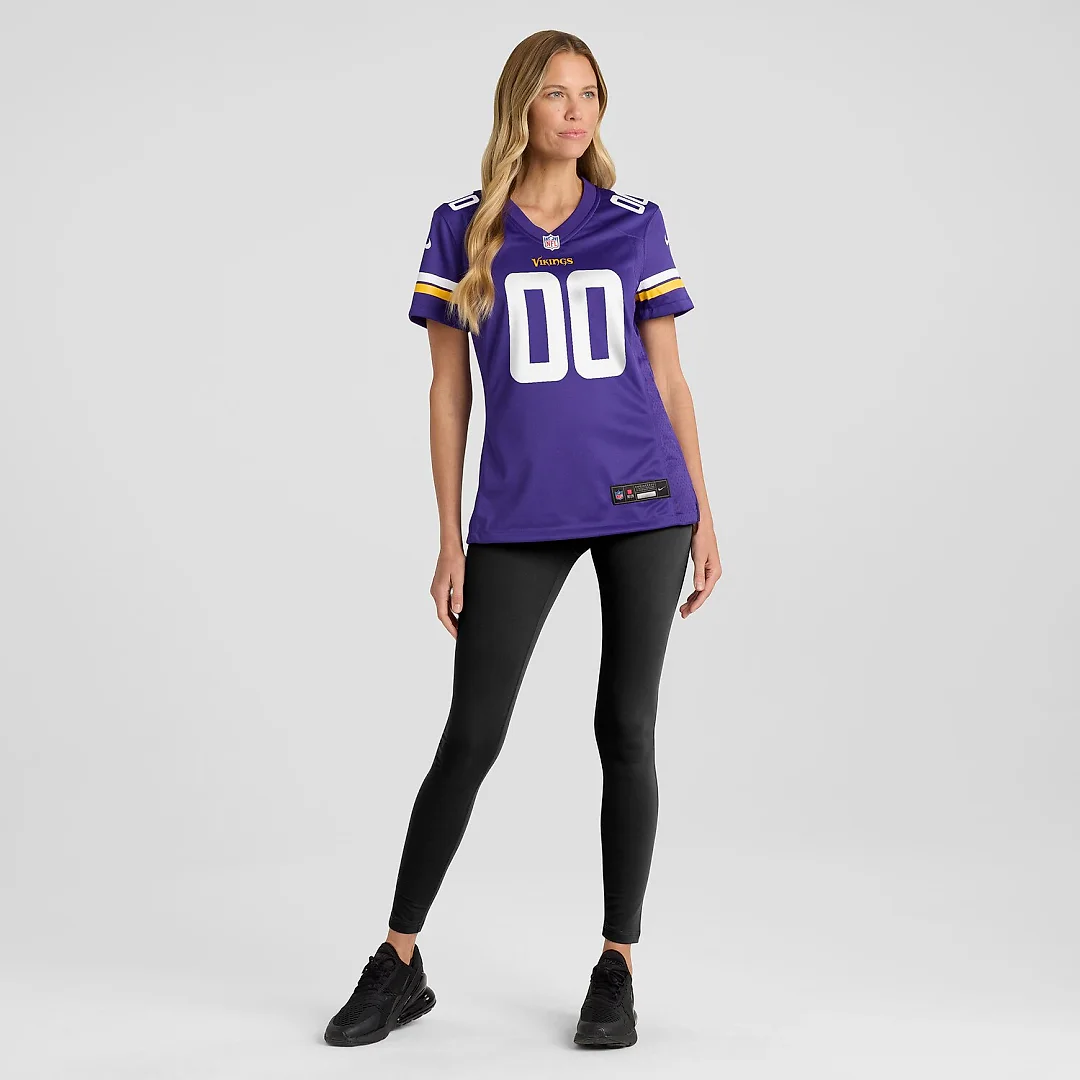 Zennovawear Minnesota Vikings Women's Custom Game Jersey - Purple