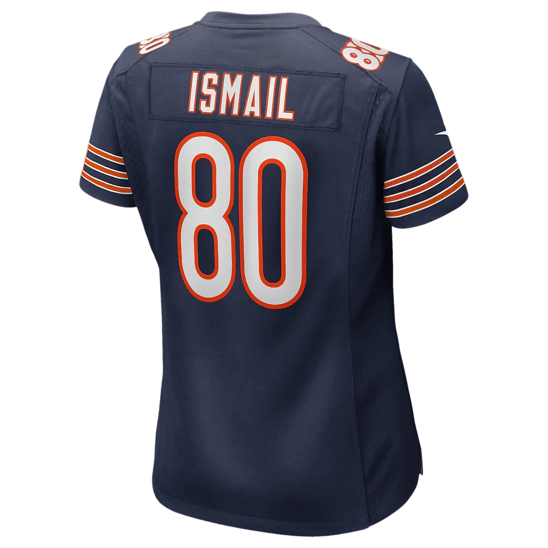 Zennovawear Qadir Ismail Chicago Bears Women's Team Game Jersey - Navy