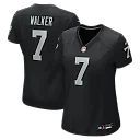 Zennovawear Quay Walker Las Vegas Raiders Women's Team Game Jersey - Black