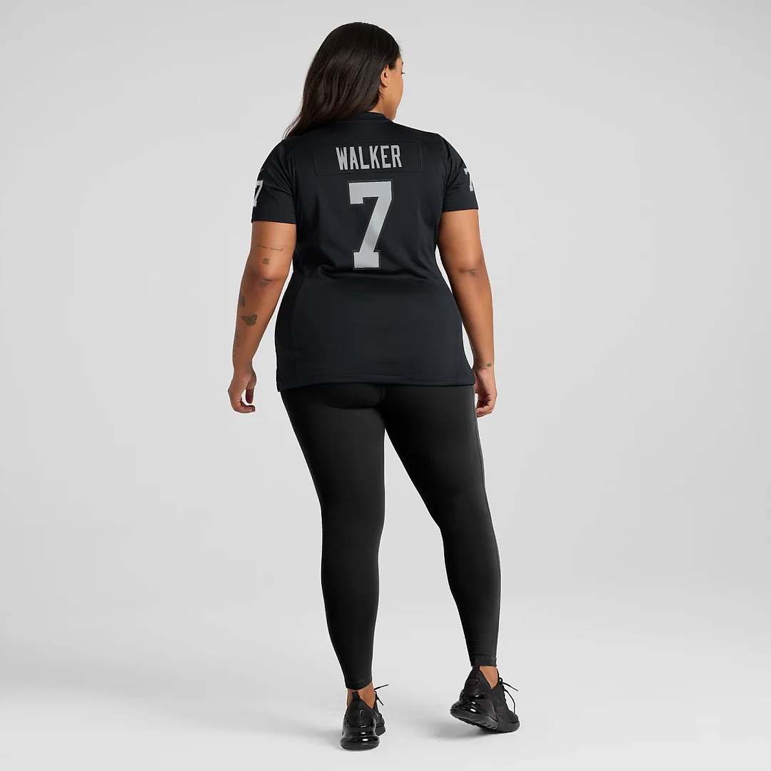 Zennovawear Quay Walker Las Vegas Raiders Women's Team Game Jersey - Black