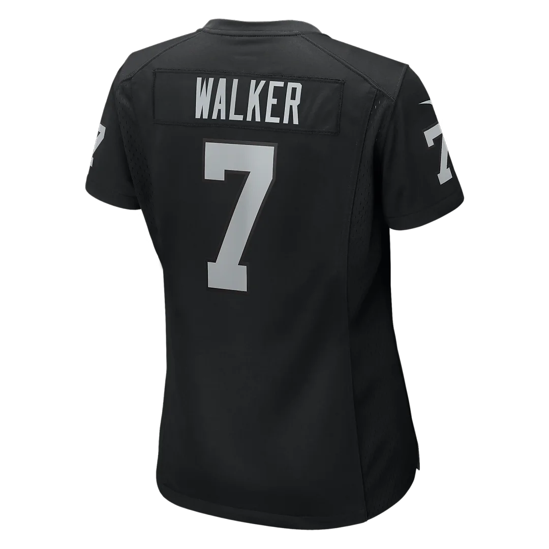 Zennovawear Quay Walker Las Vegas Raiders Women's Team Game Jersey - Black