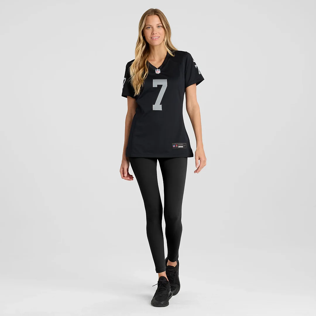 Zennovawear Quay Walker Las Vegas Raiders Women's Team Game Jersey - Black