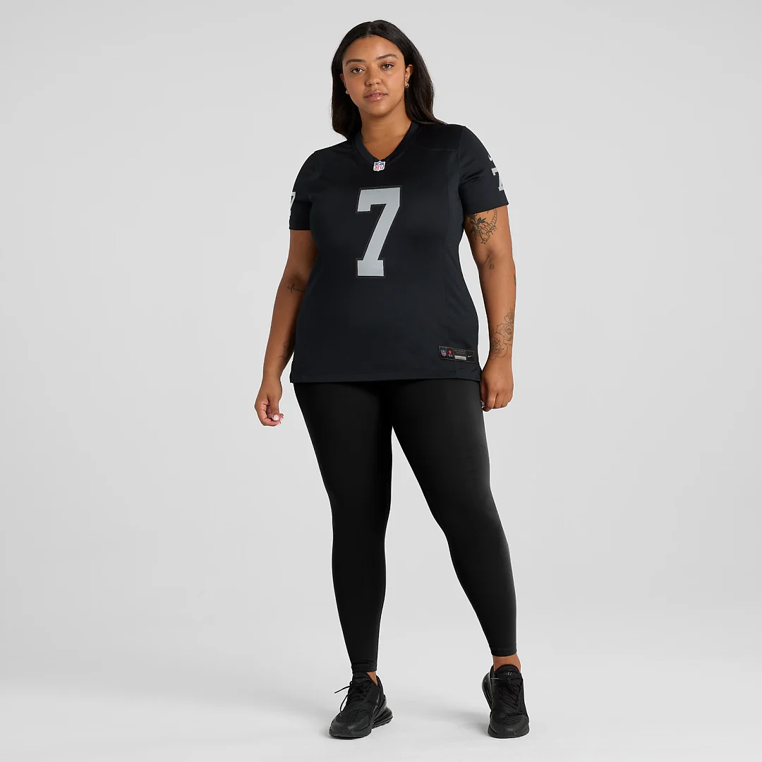 Zennovawear Quay Walker Las Vegas Raiders Women's Team Game Jersey - Black
