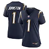 Zennovawear Quentin Johnston Los Angeles Chargers Women's Alternate Super Chargers Game Jersey - Navy