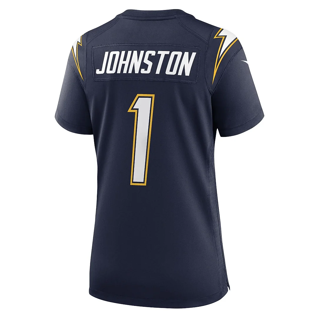 Zennovawear Quentin Johnston Los Angeles Chargers Women's Alternate Super Chargers Game Jersey - Navy