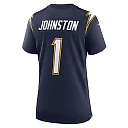 Zennovawear Quentin Johnston Los Angeles Chargers Women's Alternate Super Chargers Game Jersey - Navy