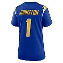 Zennovawear Quentin Johnston Los Angeles Chargers Women's Alternate Game Jersey - Royal