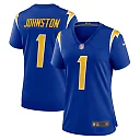 Zennovawear Quentin Johnston Los Angeles Chargers Women's Alternate Game Jersey - Royal