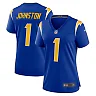 Zennovawear Quentin Johnston Los Angeles Chargers Women's Alternate Game Jersey - Royal