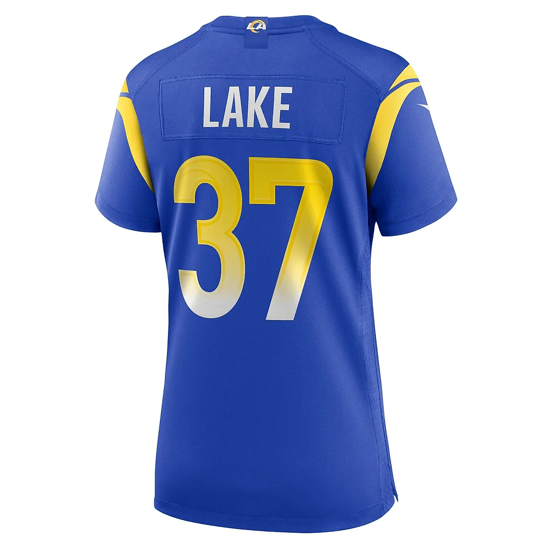 Zennovawear Quentin Lake Los Angeles Rams Women's Game Player Jersey - Royal