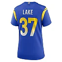 Zennovawear Quentin Lake Los Angeles Rams Women's Game Player Jersey - Royal
