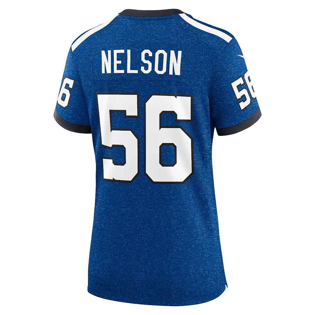 Zennovawear Quenton Nelson Indianapolis Colts Women's Indiana Nights Alternate Game Jersey - Royal