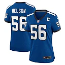 Zennovawear Quenton Nelson Indianapolis Colts Women's Indiana Nights Alternate Game Jersey - Royal