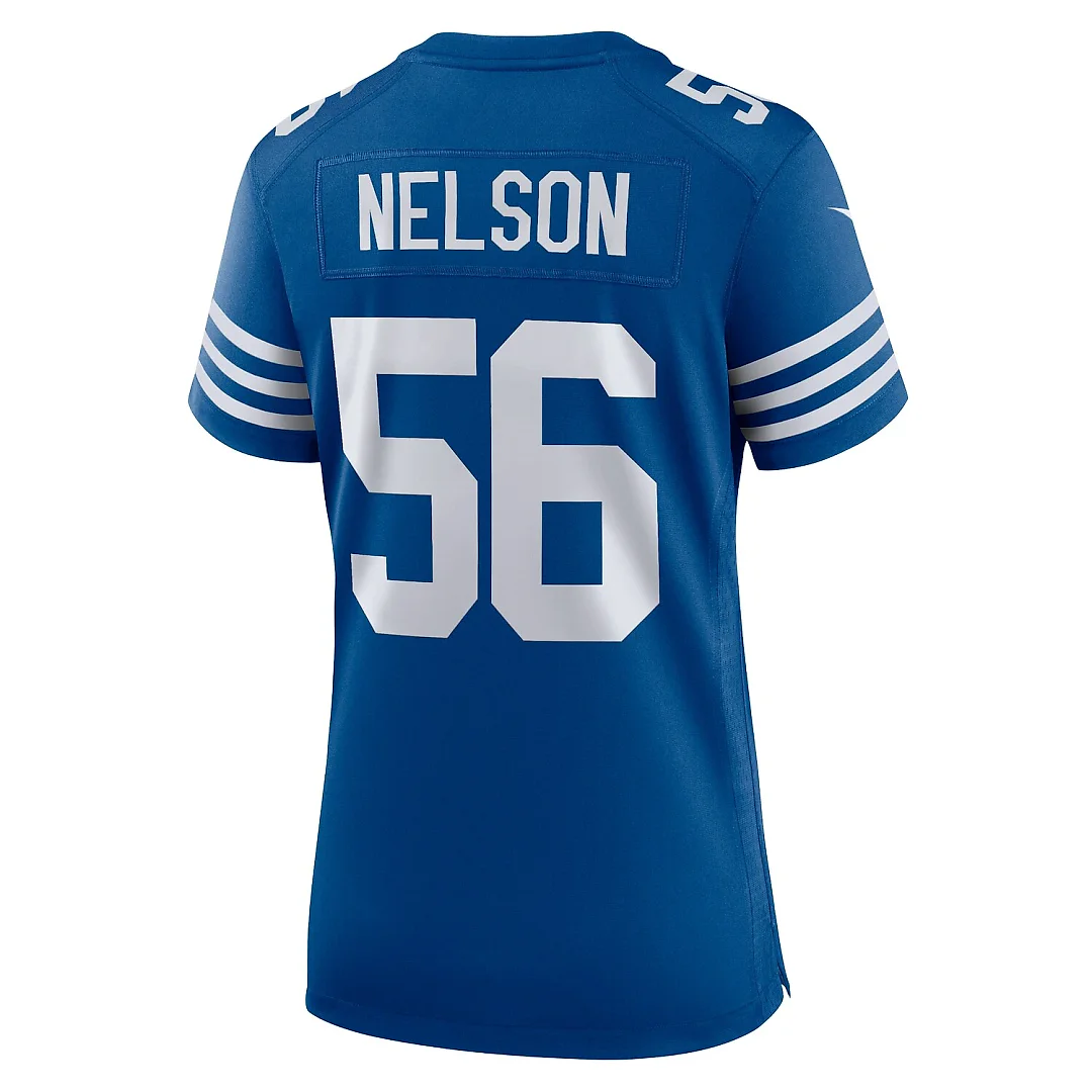Zennovawear Quenton Nelson Indianapolis Colts Women's Alternate Game Jersey - Royal