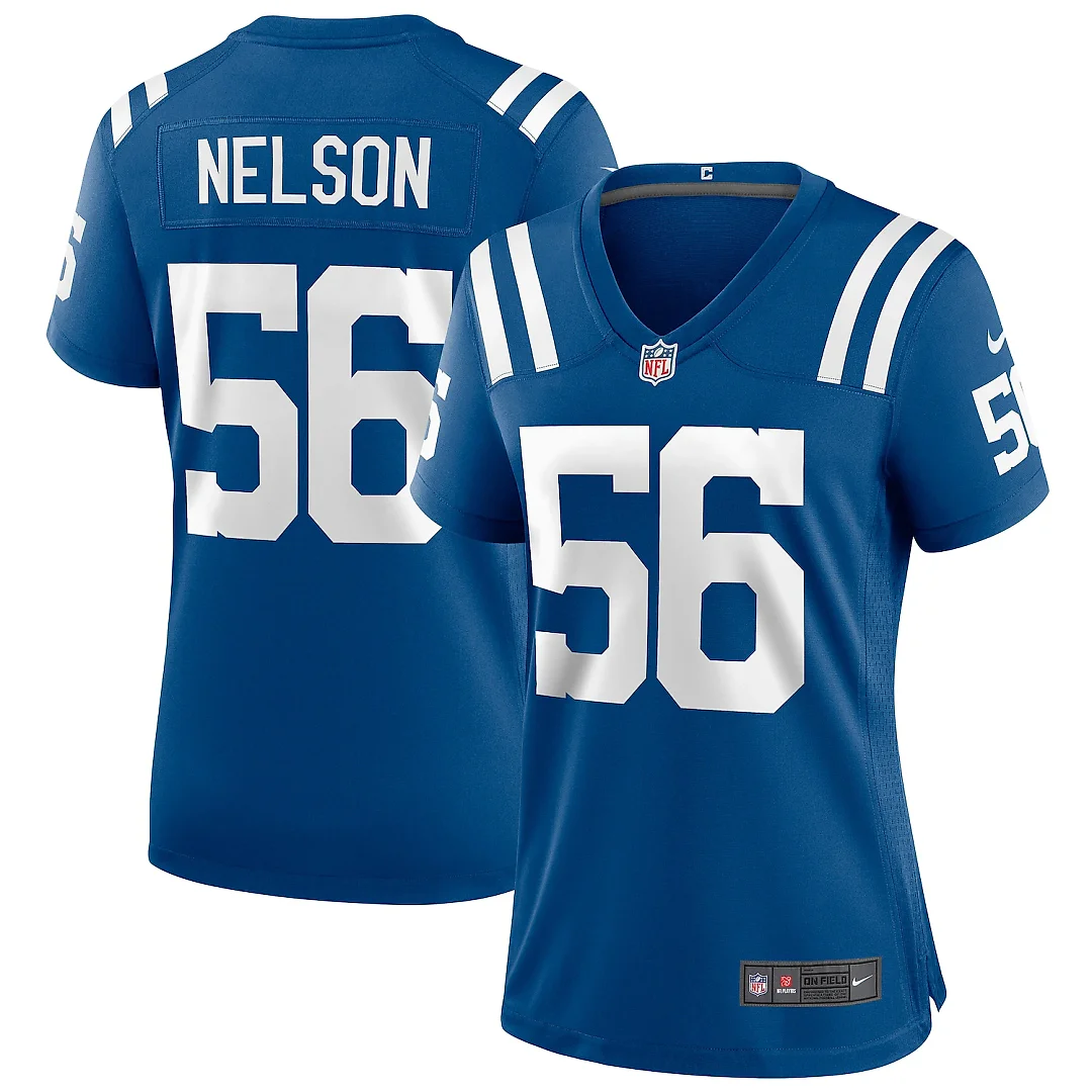 Zennovawear Quenton Nelson Indianapolis Colts Women's Player Game Jersey - Royal