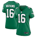 Zennovawear Quez Watkins Philadelphia Eagles Women's Alternate Game Jersey - Kelly Green