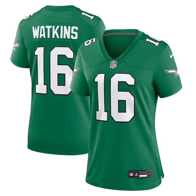 Zennovawear Quez Watkins Philadelphia Eagles Women's Alternate Game Jersey - Kelly Green