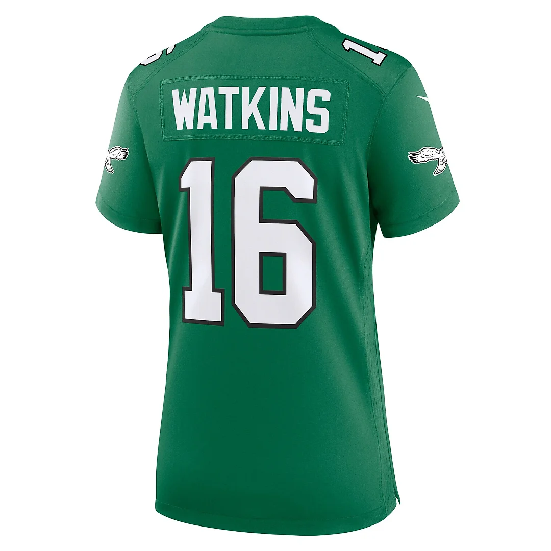 Zennovawear Quez Watkins Philadelphia Eagles Women's Alternate Game Jersey - Kelly Green