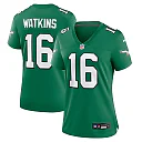 Zennovawear Quez Watkins Philadelphia Eagles Women's Alternate Game Jersey - Kelly Green