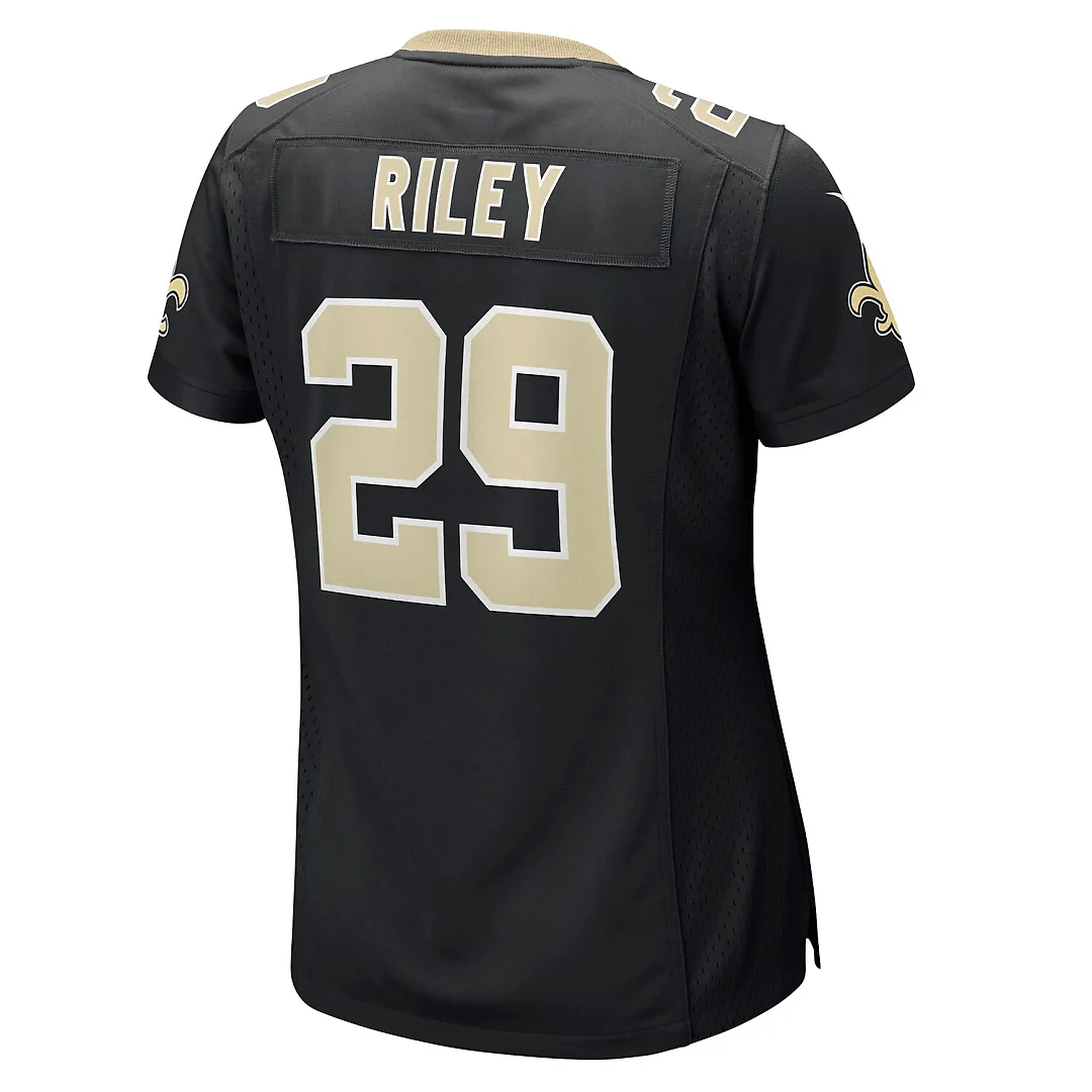 Zennovawear Quincy Riley New Orleans Saints Women's Team Game Jersey - Black