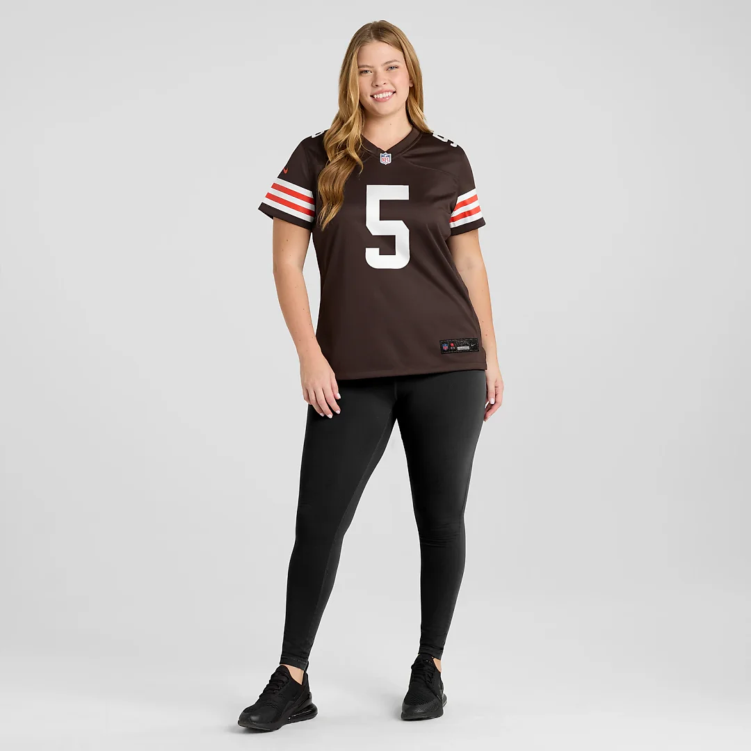 Zennovawear Quincy Williams Cleveland Browns Women's Team Game Jersey - Brown