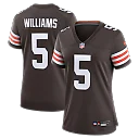 Zennovawear Quincy Williams Cleveland Browns Women's Team Game Jersey - Brown