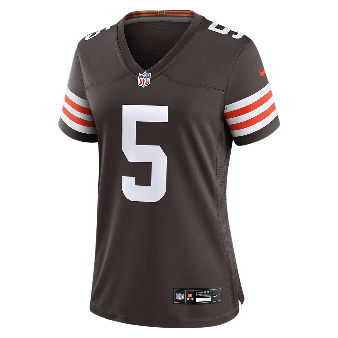 Zennovawear Quincy Williams Cleveland Browns Women's Team Game Jersey - Brown