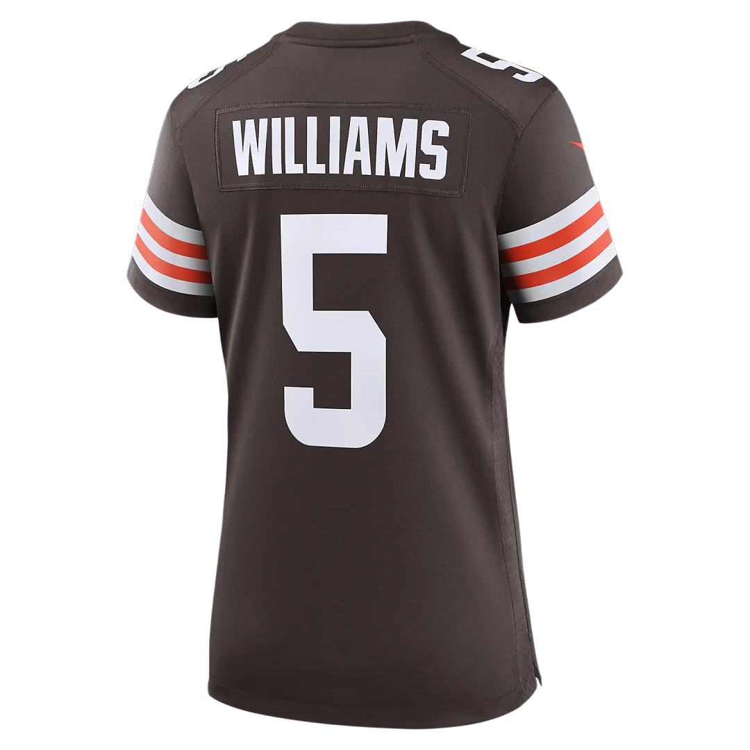 Zennovawear Quincy Williams Cleveland Browns Women's Team Game Jersey - Brown