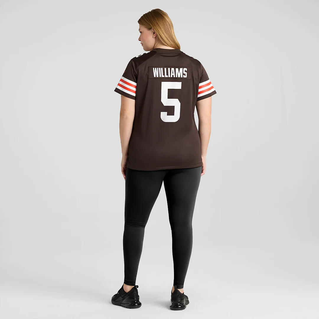 Zennovawear Quincy Williams Cleveland Browns Women's Team Game Jersey - Brown