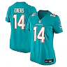 Zennovawear Quinn Ewers Miami Dolphins Women's Team Game Jersey - Aqua