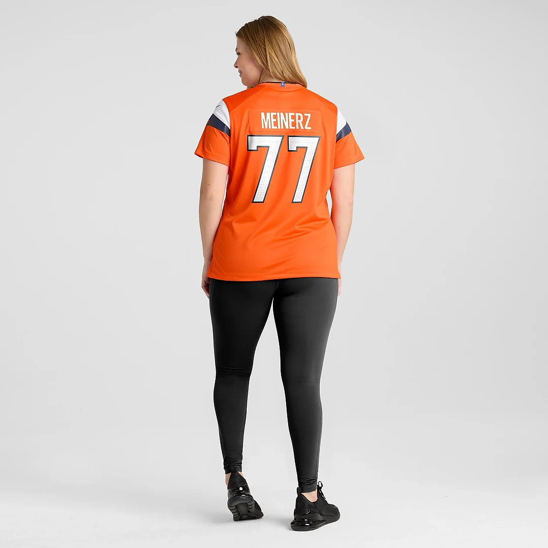 Zennovawear Quinn Meinerz Denver Broncos Women's Team Game Jersey - Orange