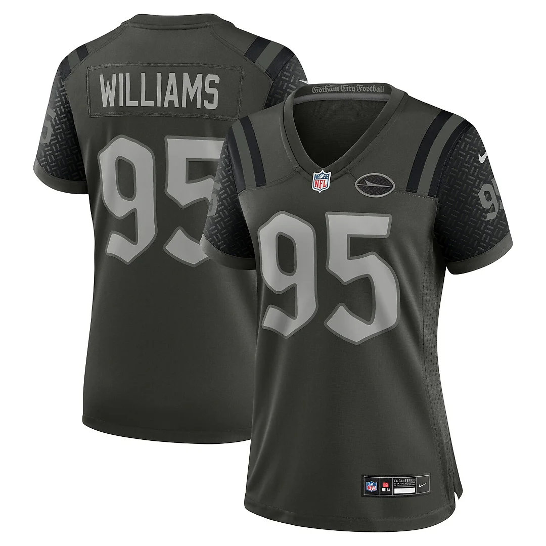 Zennovawear Quinnen Williams New York Jets Women's 2025 Rivalries Collection Game Jersey - Gotham Green