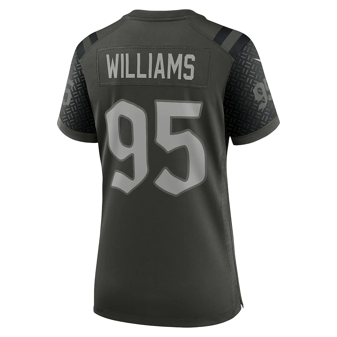 Zennovawear Quinnen Williams New York Jets Women's 2025 Rivalries Collection Game Jersey - Gotham Green