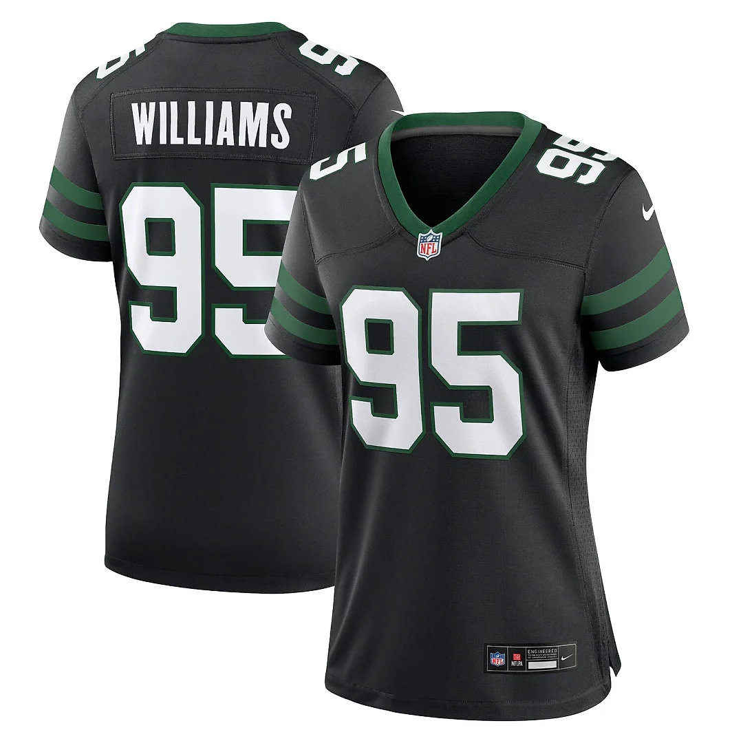 Zennovawear Quinnen Williams New York Jets Women's Alternate Game Jersey - Legacy Black