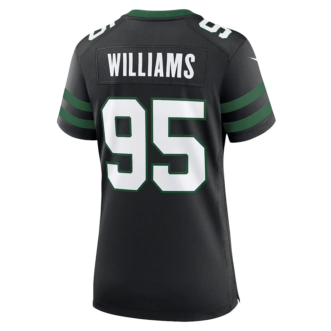 Zennovawear Quinnen Williams New York Jets Women's Alternate Game Jersey - Legacy Black