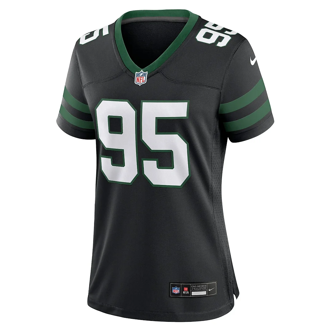 Zennovawear Quinnen Williams New York Jets Women's Alternate Game Jersey - Legacy Black