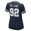 Zennovawear Quinnen Williams Dallas Cowboys Women's Team Game Jersey - Navy