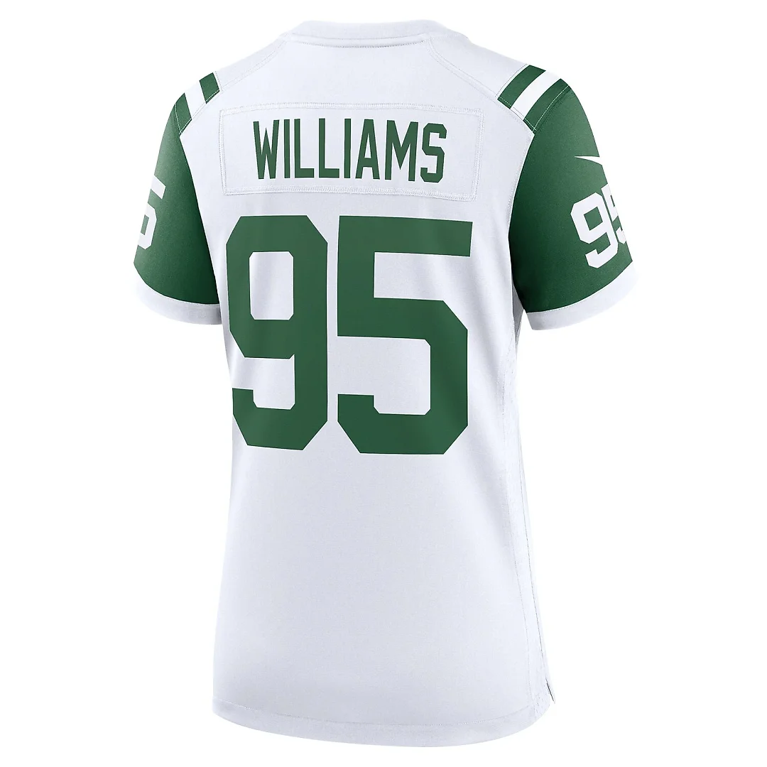 Zennovawear Quinnen Williams New York Jets Women's Classic Alternate Game Jersey - White